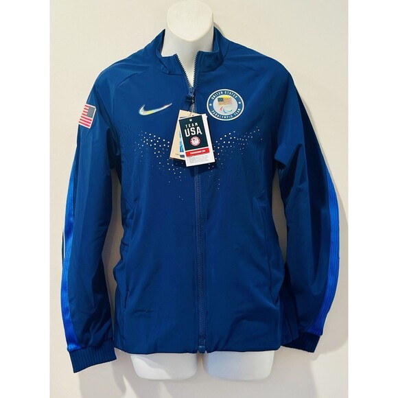 Team USA Paris Paralympic Podium Jacket Nike Dri Fit Size XS NWT $400 RETAIL!!!! - Picture 3 of 12